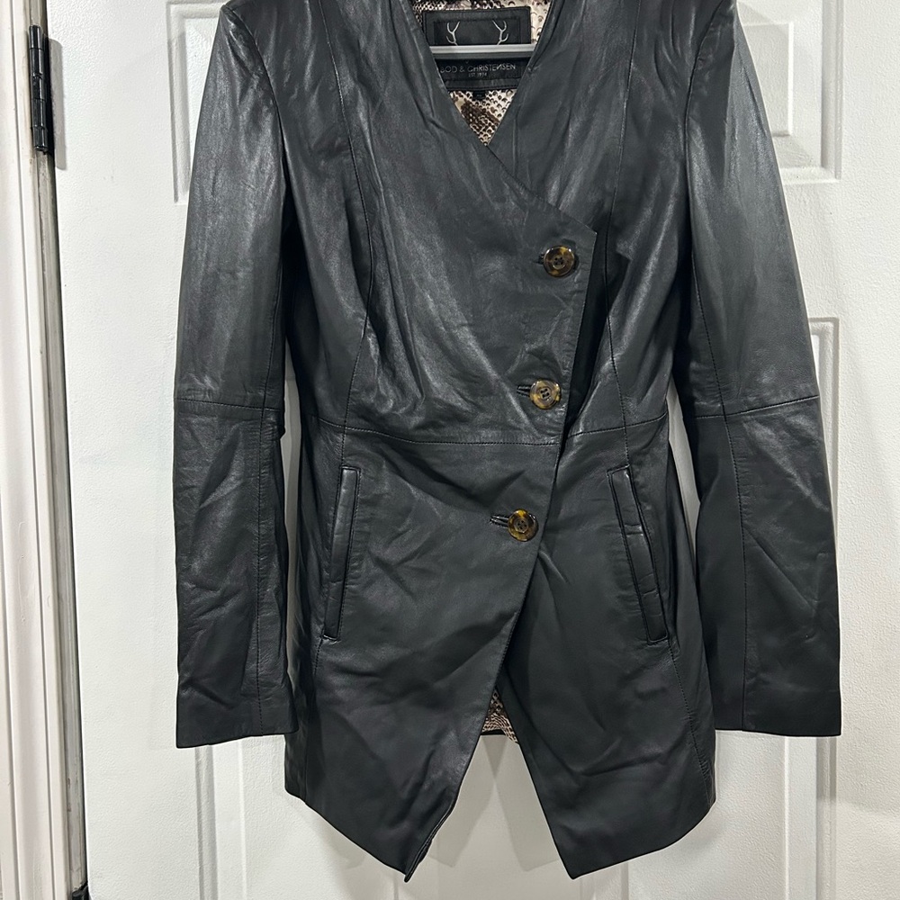 Bod & Christensen Women's Leather Jacket Xs